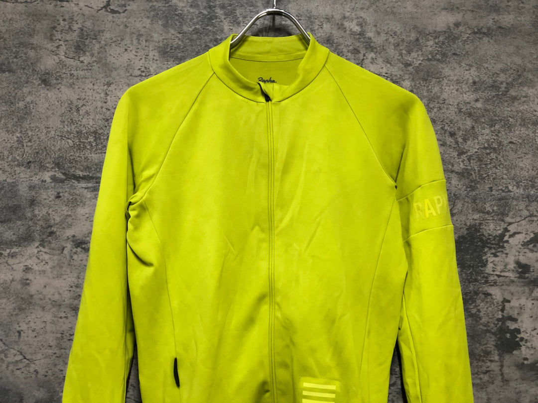 JZ501 ラファ RAPHA PRO TEAM LS TRAINING JERSEY 長袖 サイクルジャージ M 黄