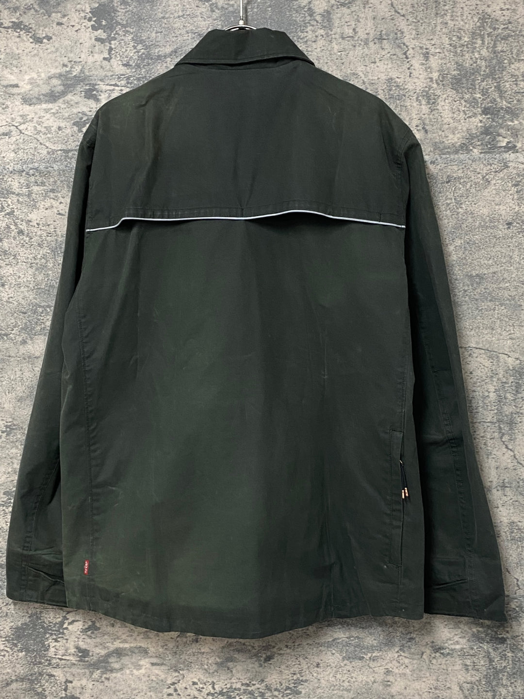 KB037 リーバイス Levi's 長袖 オイルドジャケット カーキ M ※擦れ