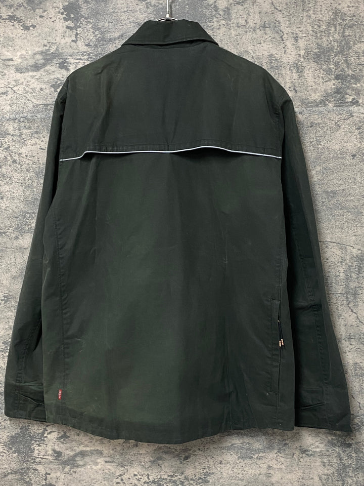 KB037 リーバイス Levi's 長袖 オイルドジャケット カーキ M ※擦れ