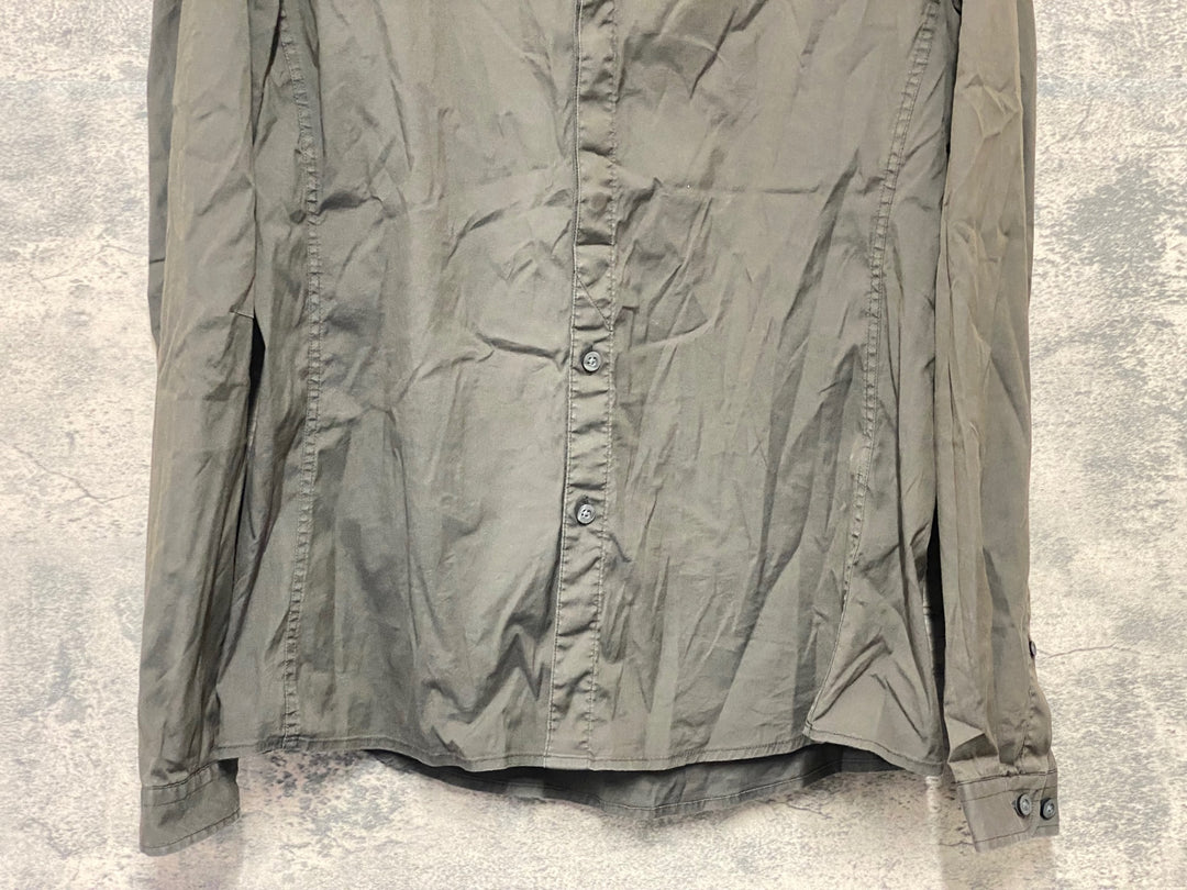KI184 ラファ Rapha LONG SLEEVE SHIRT 長袖 シャツ ブラウン M