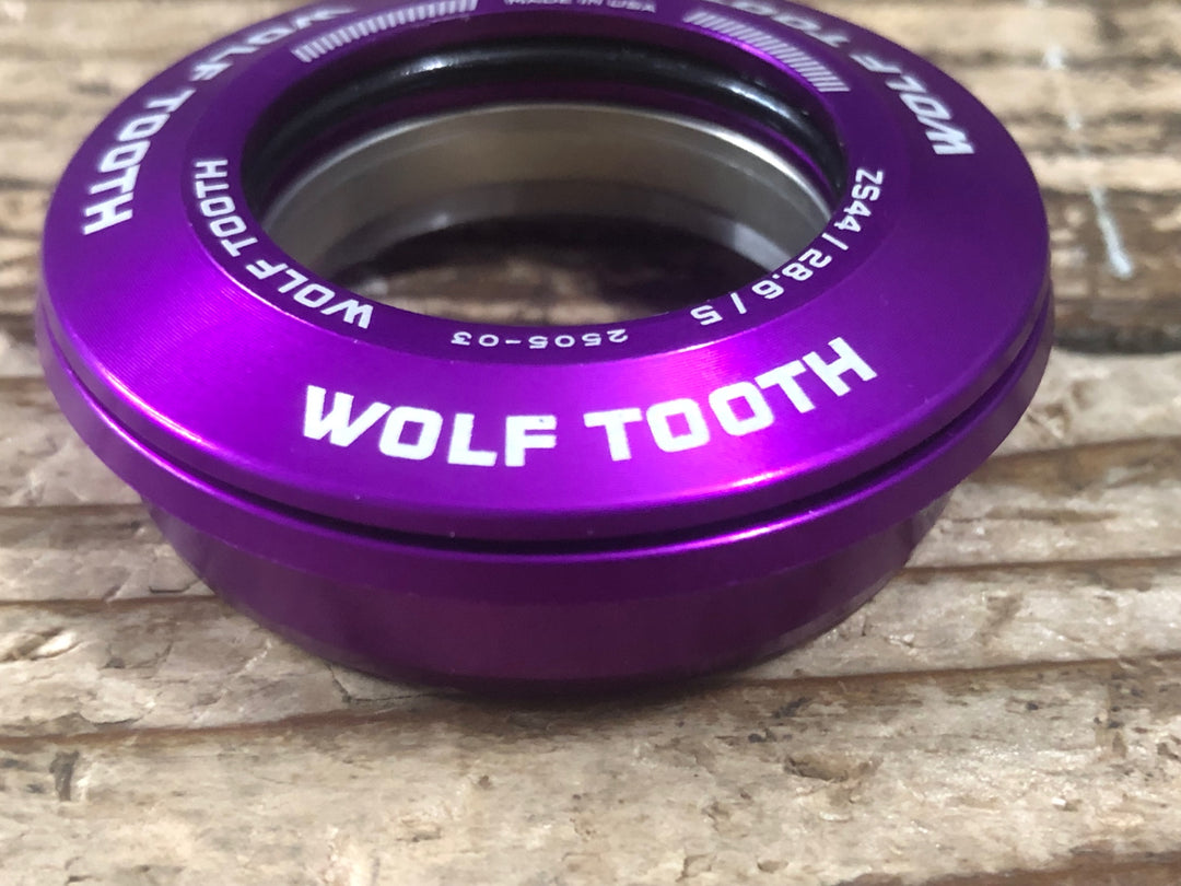 JN630 ウルフトゥース WOLF TOOTH ZS44/28.6 UPPER HEADSET ヘッドセット パープル 10mmスペーサー付属