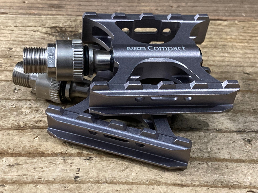 KP370 三ヶ島 MKS COMPACT EZY 着脱式 フラットペダル 未使用品