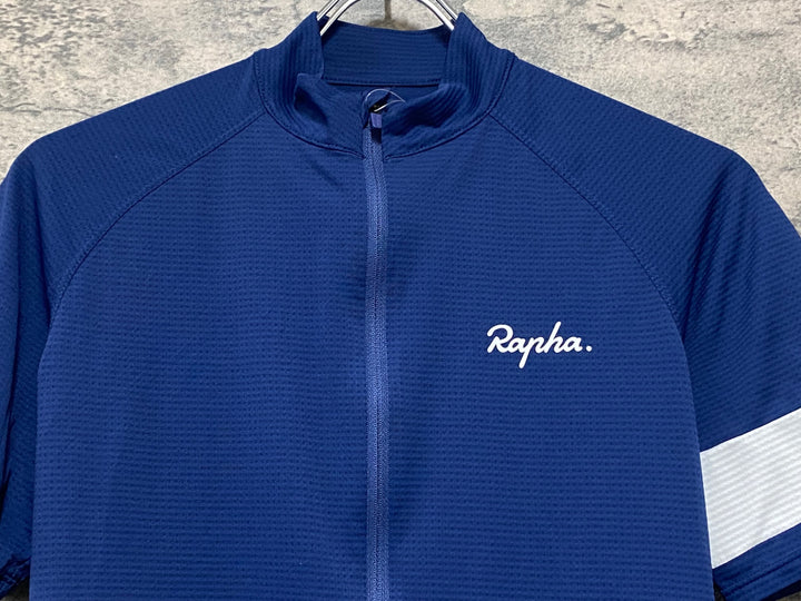 KN403 ラファ Rapha CORE LIGHTWEIGHT JERSEY 半袖 サイクルジャージ 紺 S