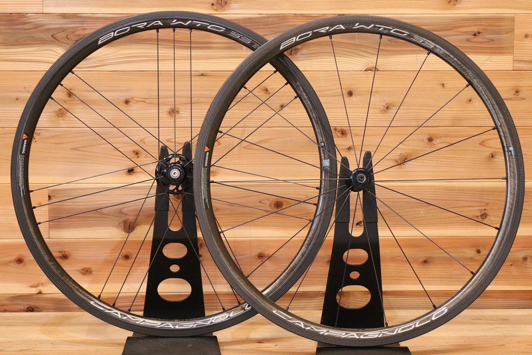 カンパニョーロ CAMPAGNOLO ボーラ BORA WTO 33 RIM AC3 シマノ 11S/12S 19C カーボン チューブレス ホイールセット 【広島店】