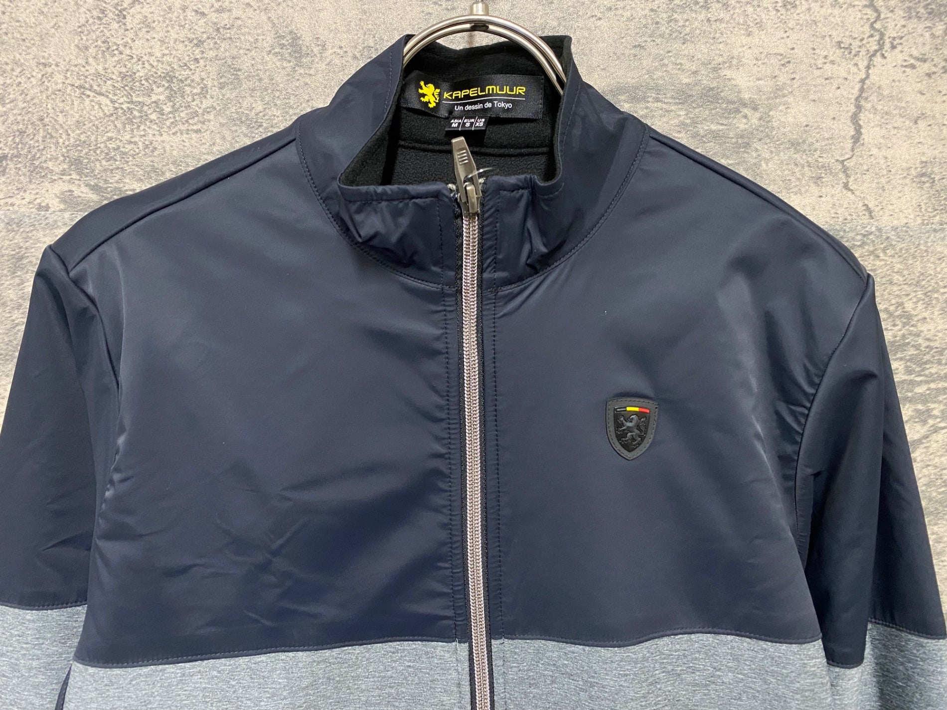 KD190 カペルミュール KAPELMUUR 長袖 サイクルジャケット グレー 黒 M