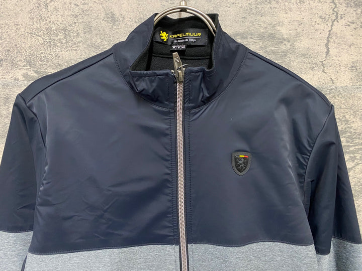 KD190 カペルミュール KAPELMUUR 長袖 サイクルジャケット グレー 黒 M 裏起毛