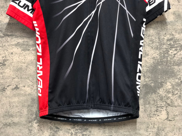 KK342 パールイズミ PEARL iZUMi 半袖 サイクルジャージ 黒 赤 L