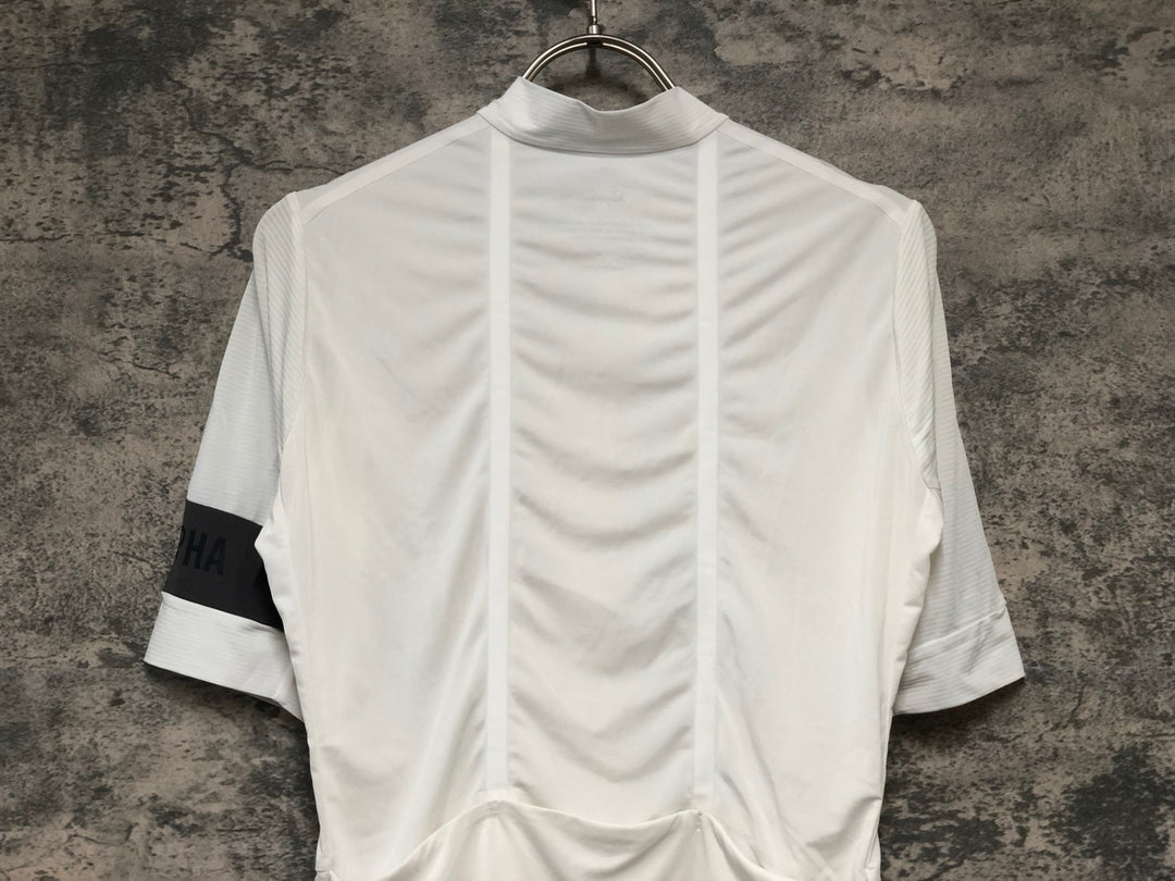 KK562 ラファ Rapha PRO TEAM JERSEY 半袖 サイクルジャージ 白 S