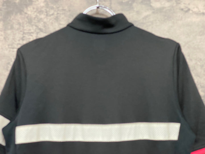JM459 ラファ Rapha BREVET JERSEY 半袖 サイクルジャージ 黒 S