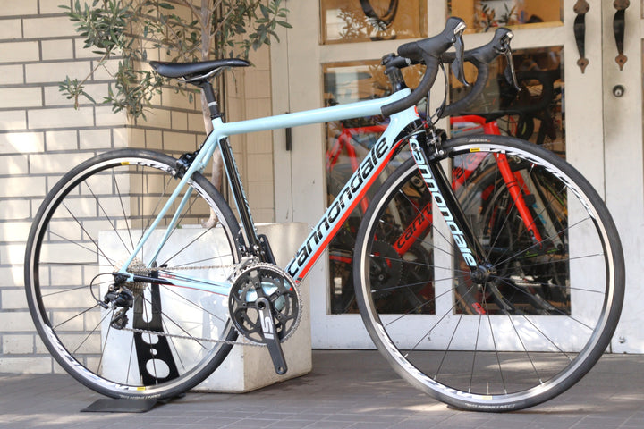 キャノンデール Cannondale スーパーシックスエボ SUPERSIX EVO 2017モデル 50サイズ シマノ 105 5800 MIX 11S カーボン ロードバイク 【横浜店】