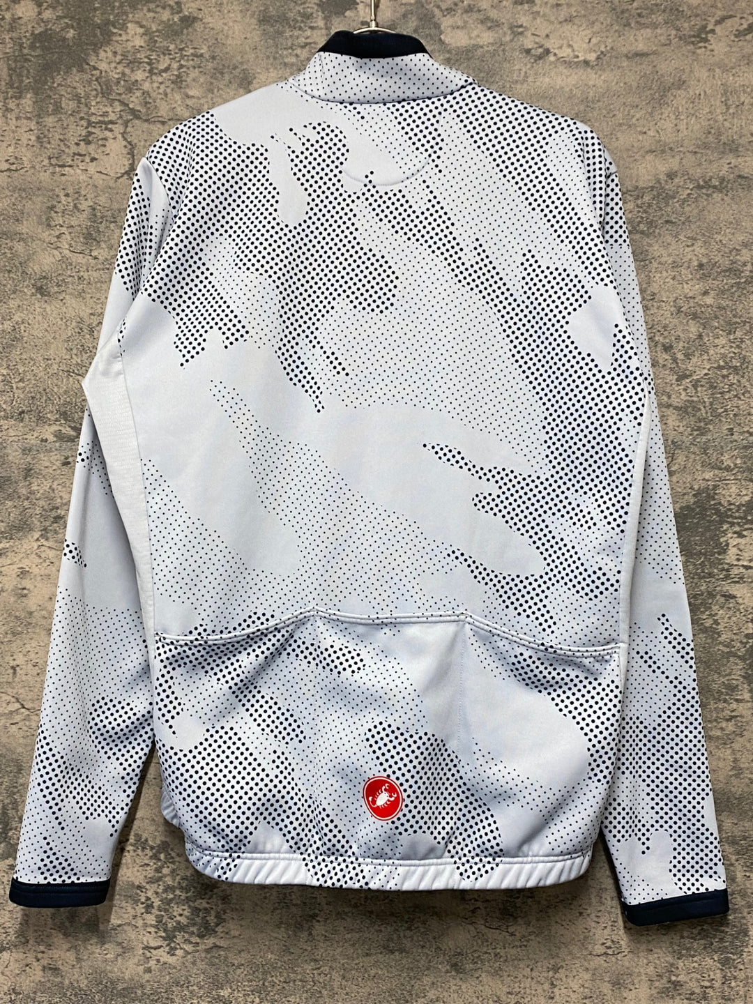 JW300 カステリ CASTELLI 長袖 サイクルジャージ グレー XL 裏起毛 ※擦れ、汚れあり