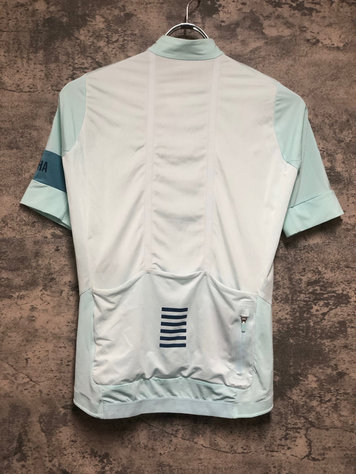 KM992 ラファ Rapha WOMEN'S PRO TEAM JERSEY 半袖 サイクルジャージ 水色 S レディース