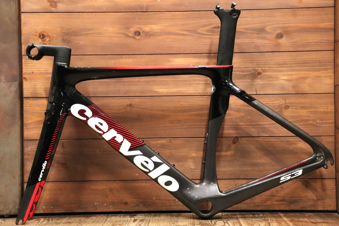 訳アリ サーヴェロ CERVELO S3 2019モデル 51サイズ カーボン ロードバイク フレームセット 【東京南麻布店】