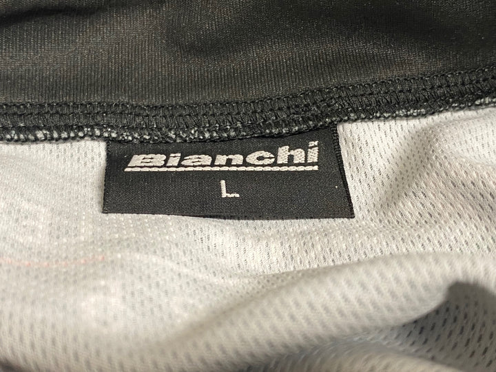 KG892 ビアンキ Bianchi 半袖 サイクルジャージ 黒 L