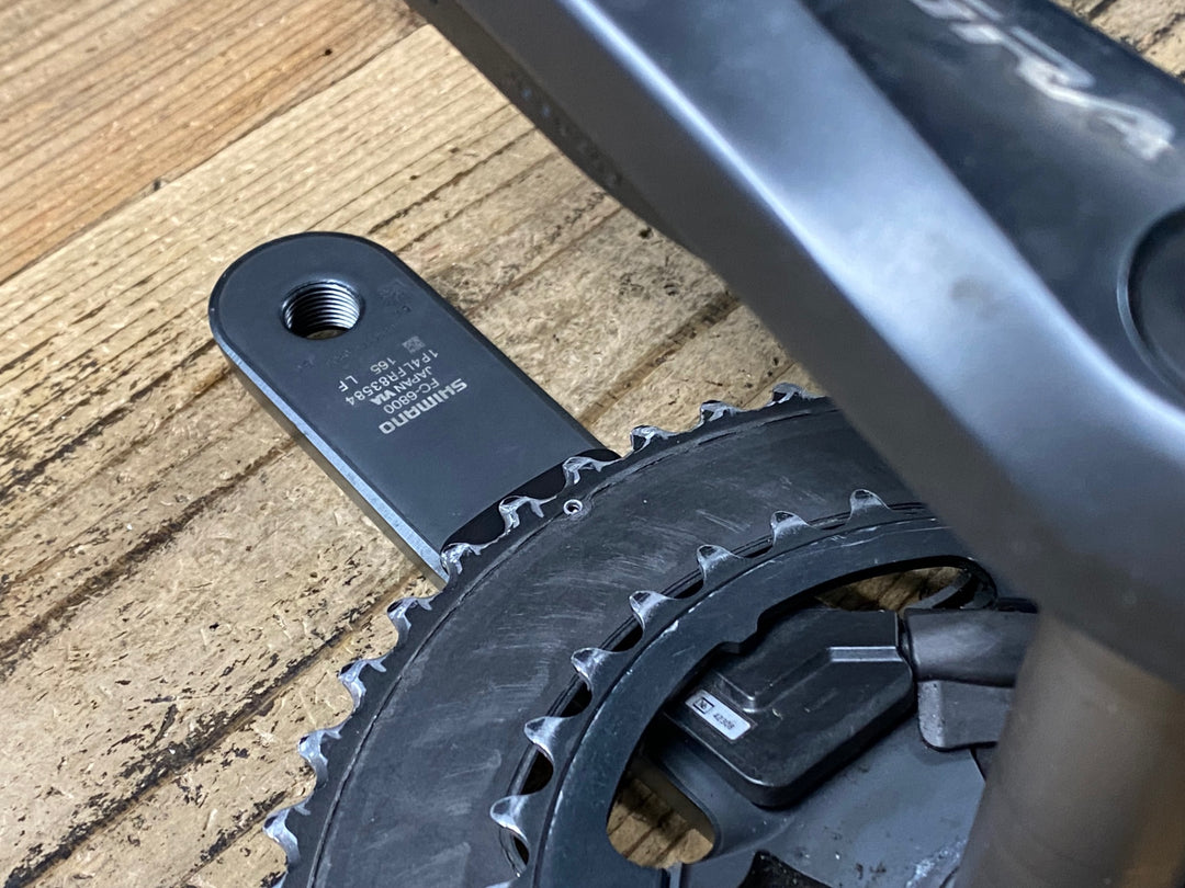 KJ439 パイオニア Pioneer シマノ SHIMANO アルテグラ ULTEGRA FC-6800 パワーメーター クランクセット 50/34T 165mm 動作未確認