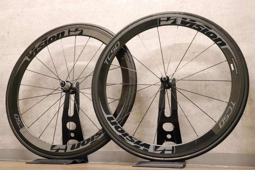 ヴィジョン VISION TC50 カーボン チューブラー シマノ 12/11S ホイールセット 【さいたま浦和店】