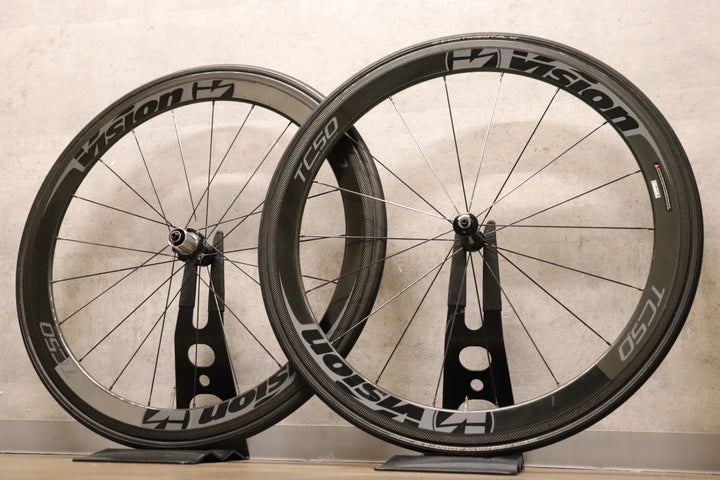 ヴィジョン VISION TC50 カーボン チューブラー シマノ 12/11S ホイールセット 【さいたま浦和店】