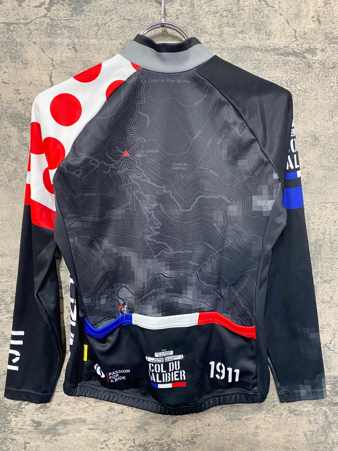 JY393 パールイズミ PEARL iZUMi 長袖 サイクルジャージ 黒 M 裏起毛