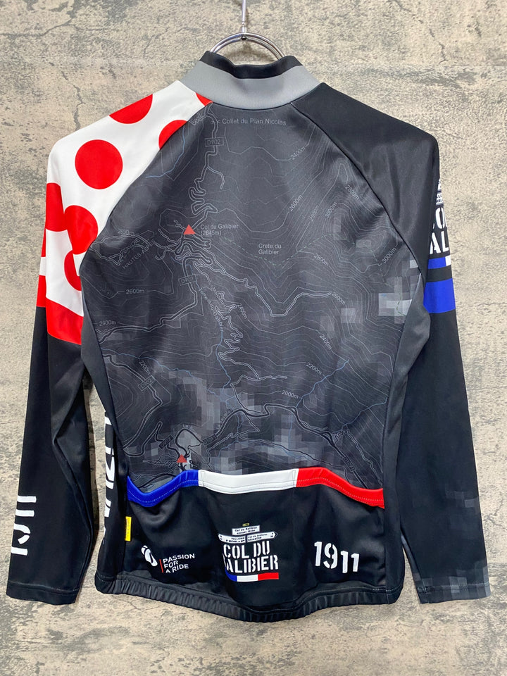 JY393 パールイズミ PEARL iZUMi 長袖 サイクルジャージ 黒 M 裏起毛