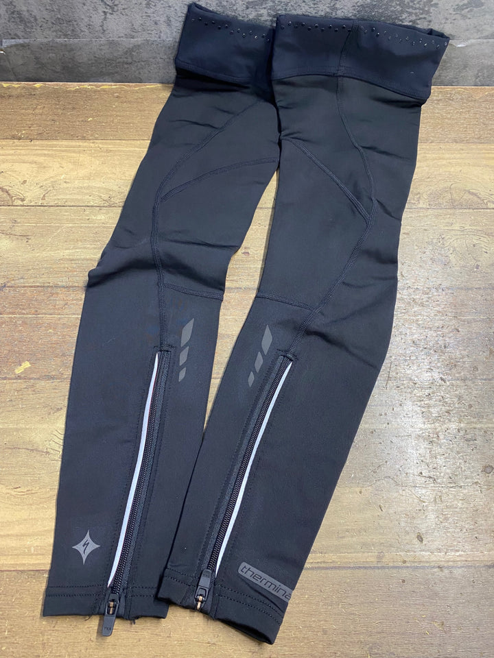 KB361 スペシャライズド SPECIALIZED 裏起毛 レッグウォーマー 黒 XS