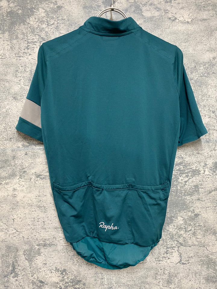 JM331 ラファ Rapha FLYWEIGHT JERSEY 半袖 サイクルジャージ 緑 XS