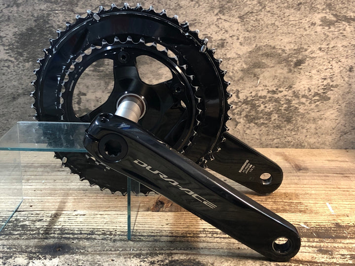 JG571 4iiii パワーメーター シマノ SHIMANO デュラエース DURA-ACE FC-R9200 52-36T 170mm 動作確認済 ※右パワーメーターに割れ欠けあり