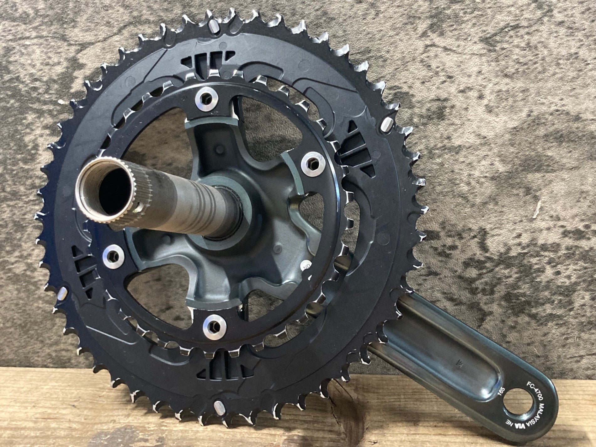 未使用 箱あり FC-4700 クランクセット 165mm 50-34T KJ002 シマノ SHIMANO ティアグラ Tiagra FC-4700 クランクセット 50