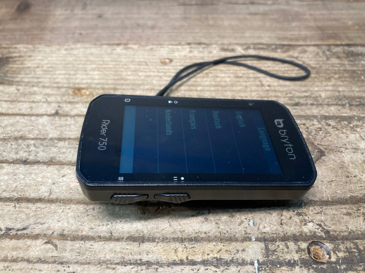 JM295 ブライトン bryton Rider 750 サイクルコンピューター 起動確認済み