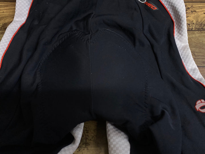 JV346 パールイズミ PEARL iZUMi ビブタイツ 黒白 L 裏起毛