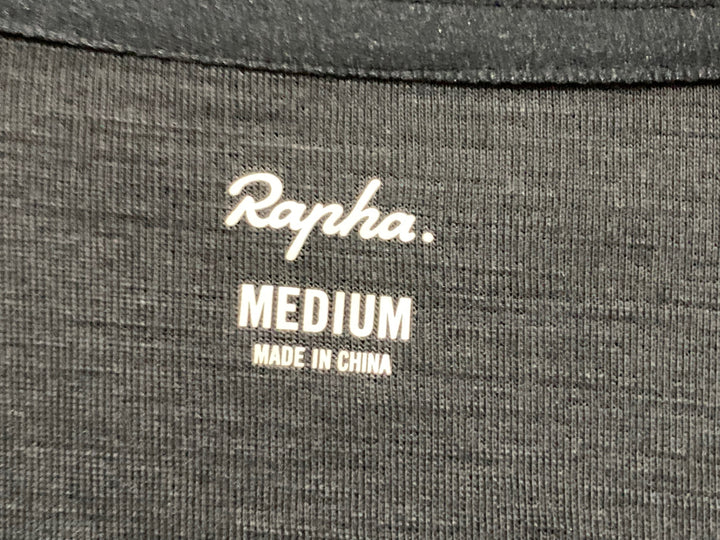 KG558 ラファ Rapha CLASSIC LONG SLEEVE JERSEY 長袖 サイクルジャージ 黒 M