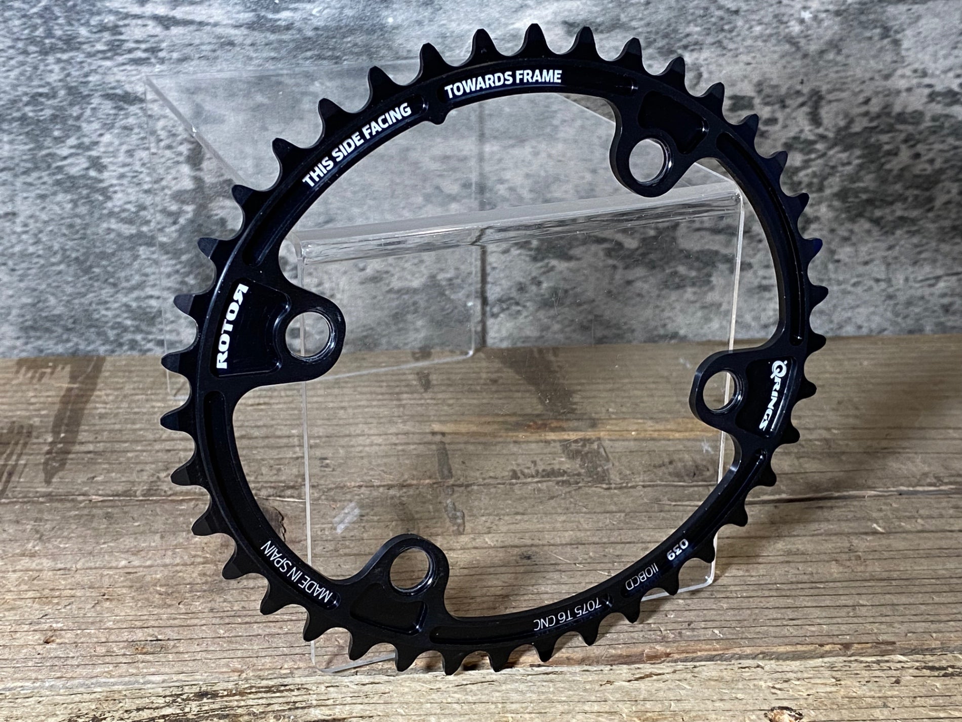 JS061 ローター ROTOR QRINGS インナー 楕円チェーンリング 39T 11S