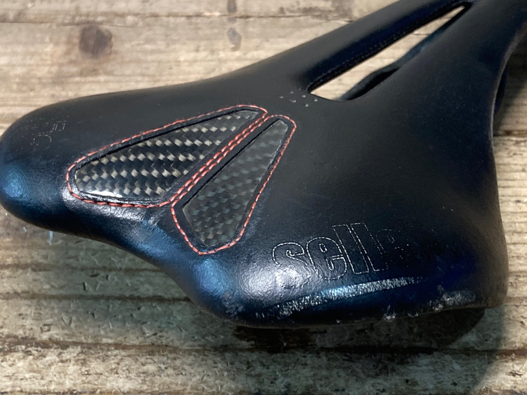 JK420 セライタリア selle ITALIA SLR Kit Carbonio サドル 黒 カーボンレール 132mm