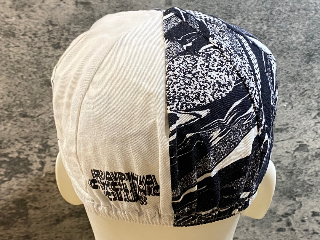 KH120 ラファ Rapha RCC + BRAULIO AMADO CAP サイクルキャップ 白 黒 ONESIZE