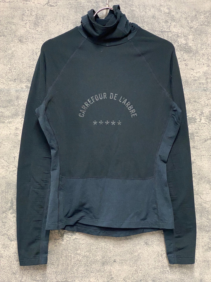 KC761 ラファ Rapha PRO TEAM THERMAL BASE LAYER LONG SLEEVE 長袖 ベースレイヤー 黒 黒 M