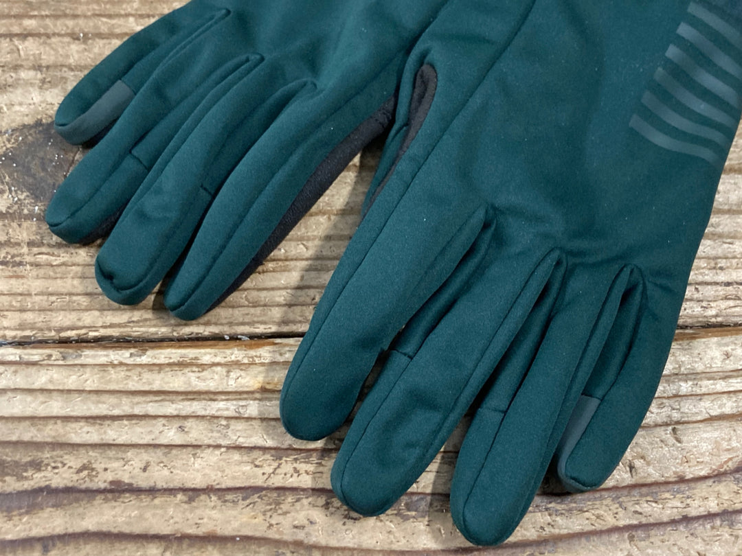 KP748 ラファ Rapha PRO TEAM WINTER GLOVES 長指 ウインターグローブ 緑 M 裏起毛