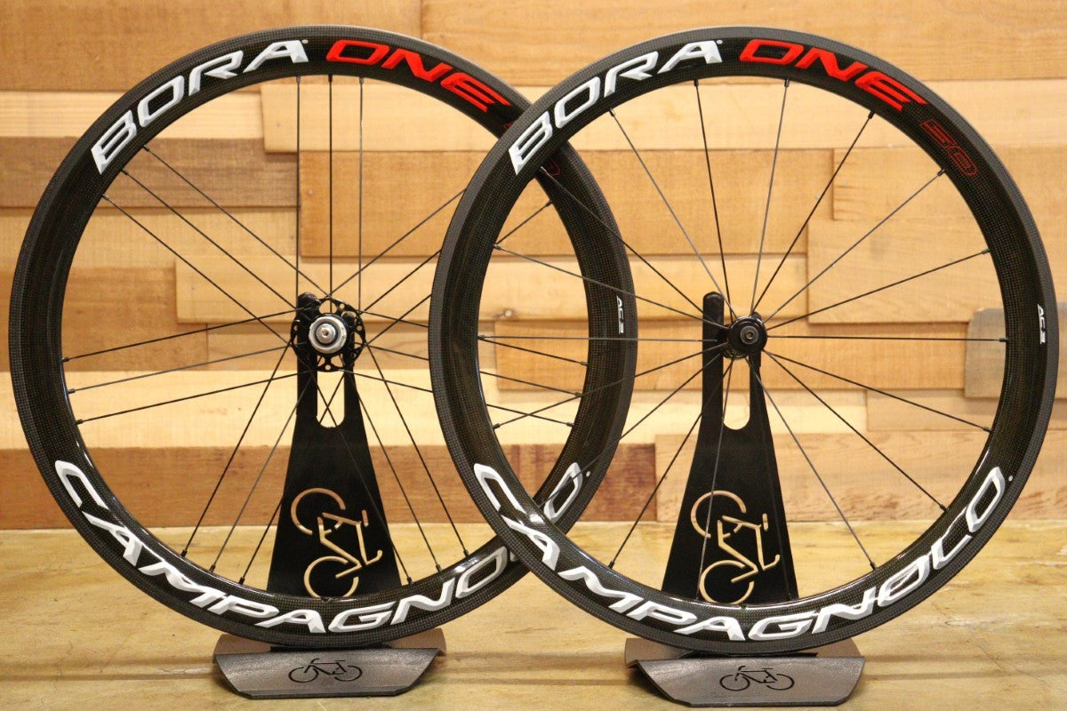 カンパニョーロ Campagnolo ボーラワン BORA ONE 50 AC3 カーボン クリンチャー ホイールセット シマノ 12/11S  ワイドリム 【立川店】