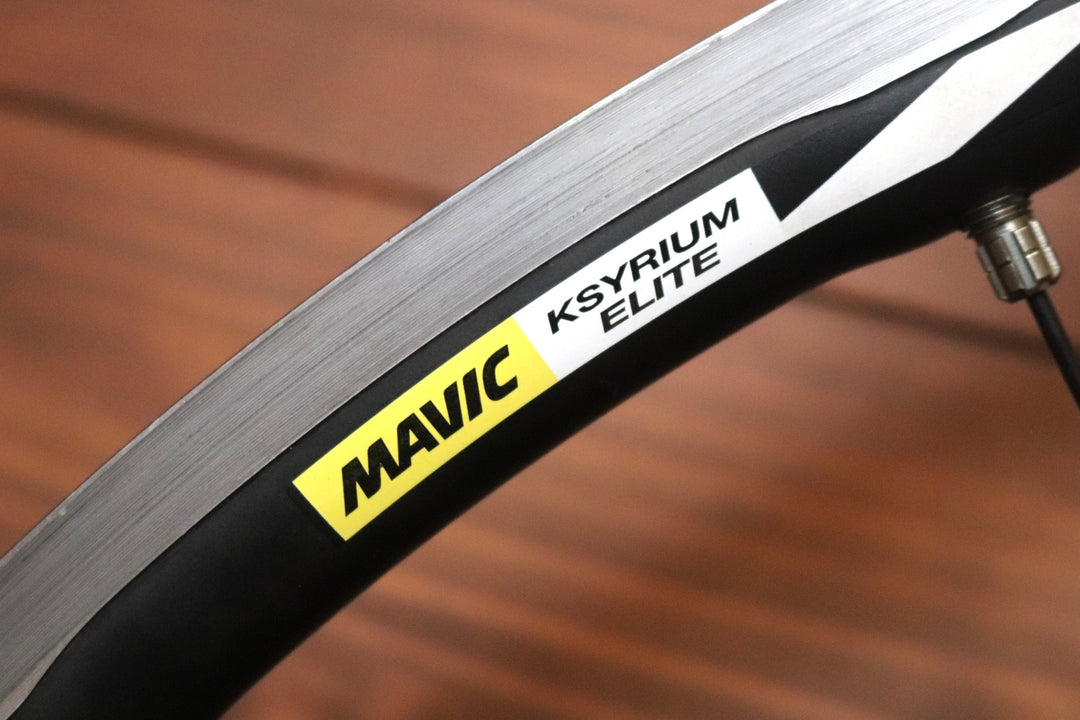 マヴィック MAVIC キシリウムエリート KSYRIUM ELITE アルミ クリンチャー ホイールセット カンパ11S/12S 【東京南麻布店】