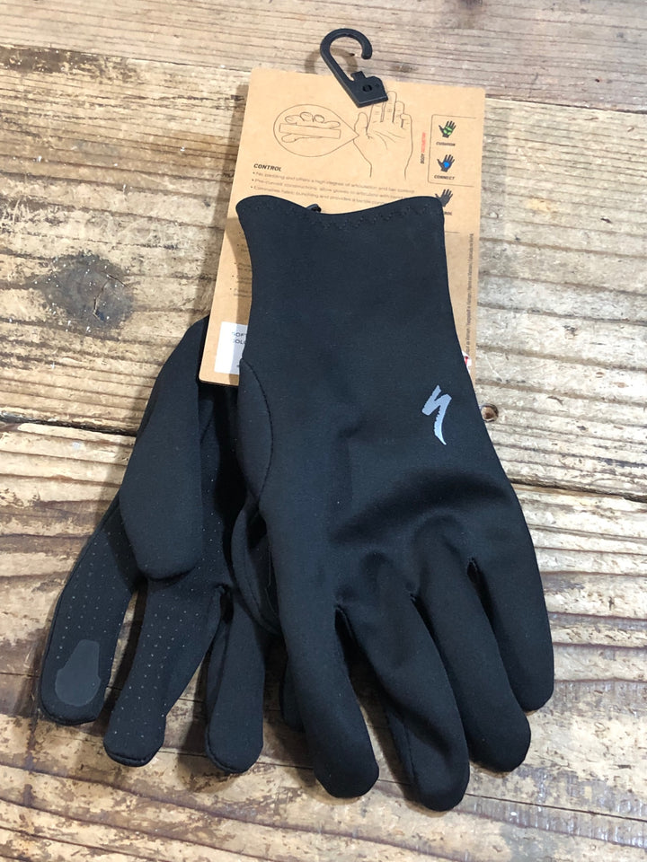 JV597 スペシャライズド SPECIALIZED SOFTSHELL THERMAL MEN 長指 グローブ 黒 S