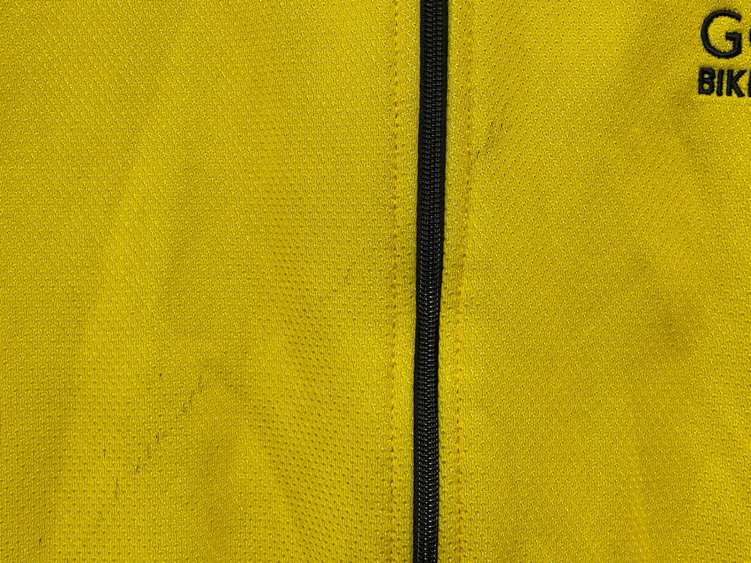 JZ004 ゴアバイクウェア GORE BIKE WEAR 長袖 サイクルジャケット 黃 M 裏起毛 WINDSTOPPER