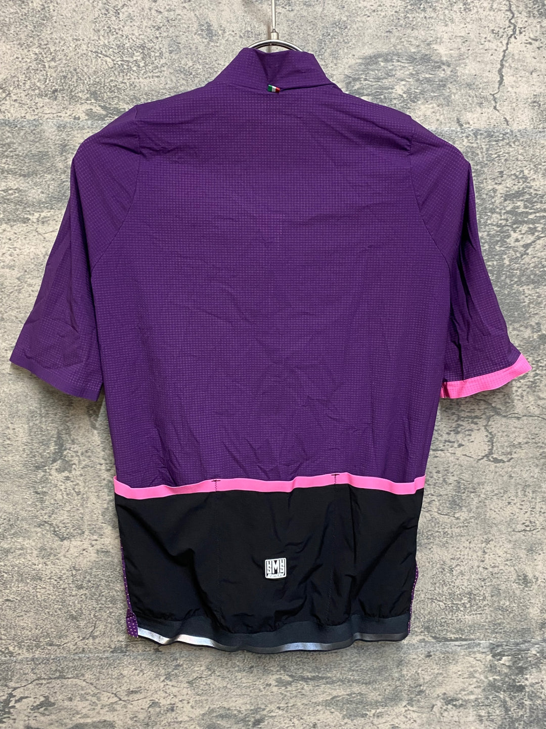 JO871 サンティーニ Santini 半袖 サイクルジャージ パープル ドット S