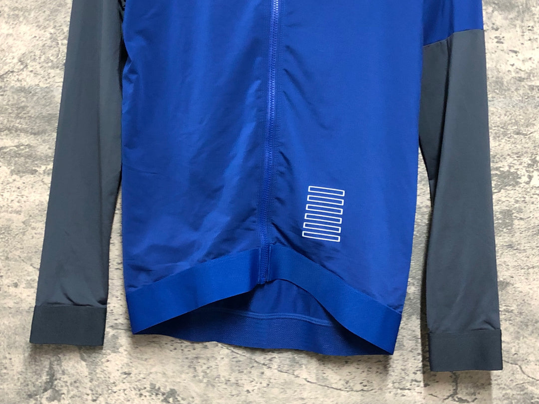 JZ457 ラファ RAPHA PRO TEAM LONG SLEEVE TRAINING JERSEY 長袖サイクルジャージ S 青