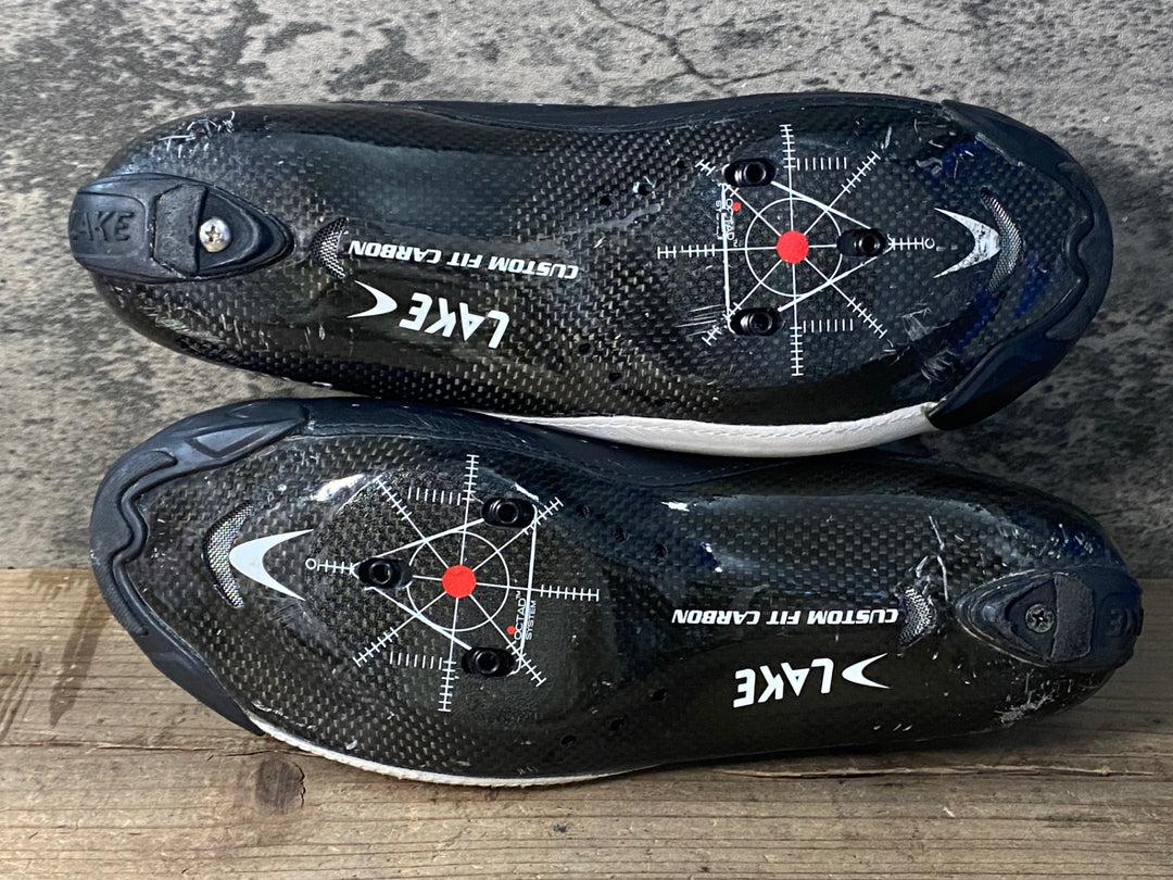 JO569 フィジーク fizik TERRA ERGOLACE X2 ビンディングシューズ レース EU42 2穴 黒 未使用