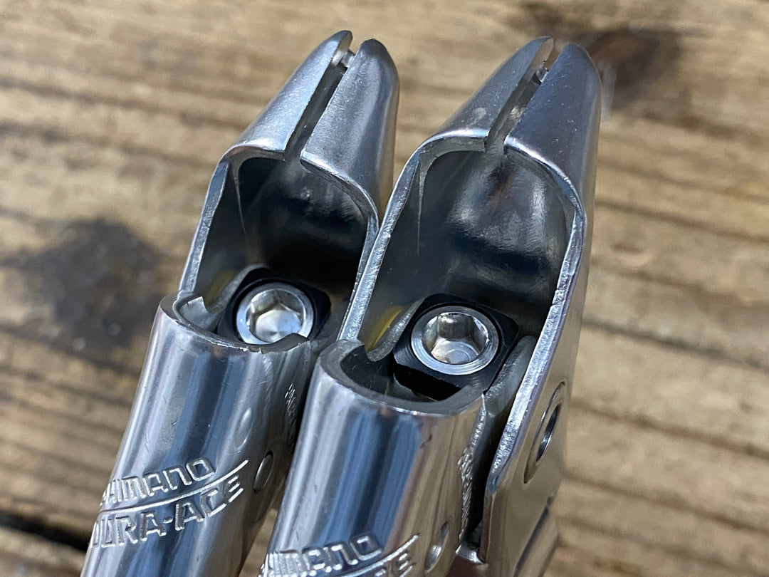 KO750 シマノ SHIMANO デュラエース DURA-ACE EX ブレーキレバー 前後セット（ワイヤー上出し）※ブラケットカバー欠品