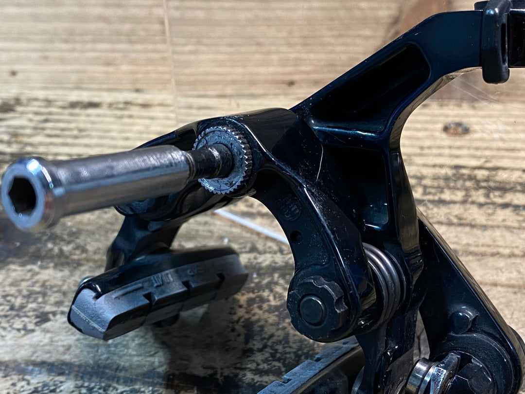 JI777 シマノ SHIMANO デュラエース DURA-ACE BR-R9100 キャリパーブレーキ 前後セット ※フロント側主軸外れのためジャンク