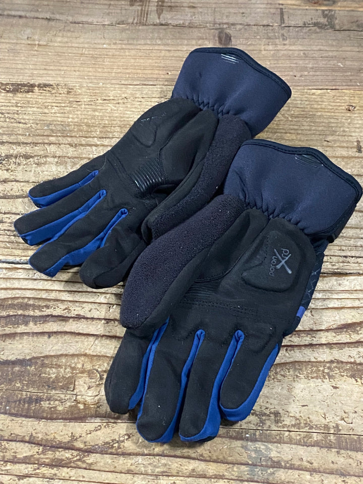 KI574 シマノ SHIMANO 長指 サイクルグローブ 裏起毛 GORE TEX INFINIUM 黒 M