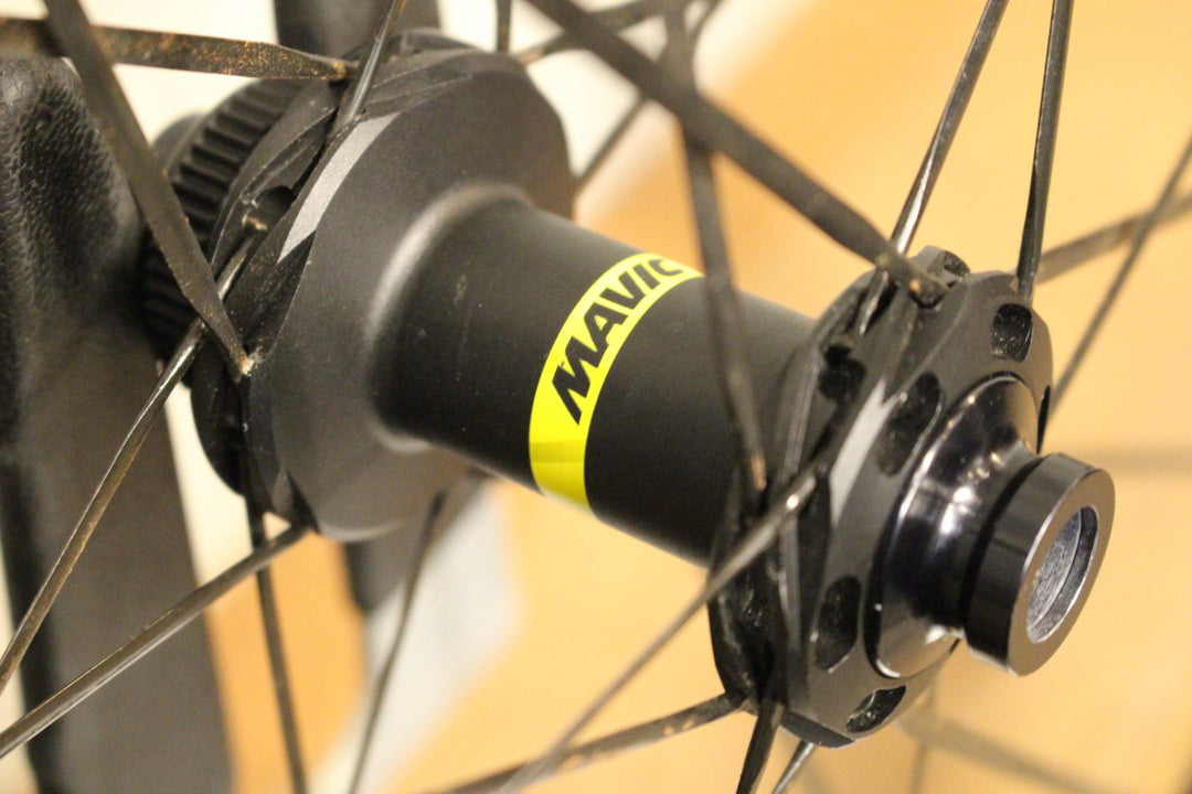 マヴィック MAVIC キシリウム KSYRIUM SL 25 DISC アルミ チューブレスレディ ホイールセット シマノ11S/12S 19C 【福岡店】
