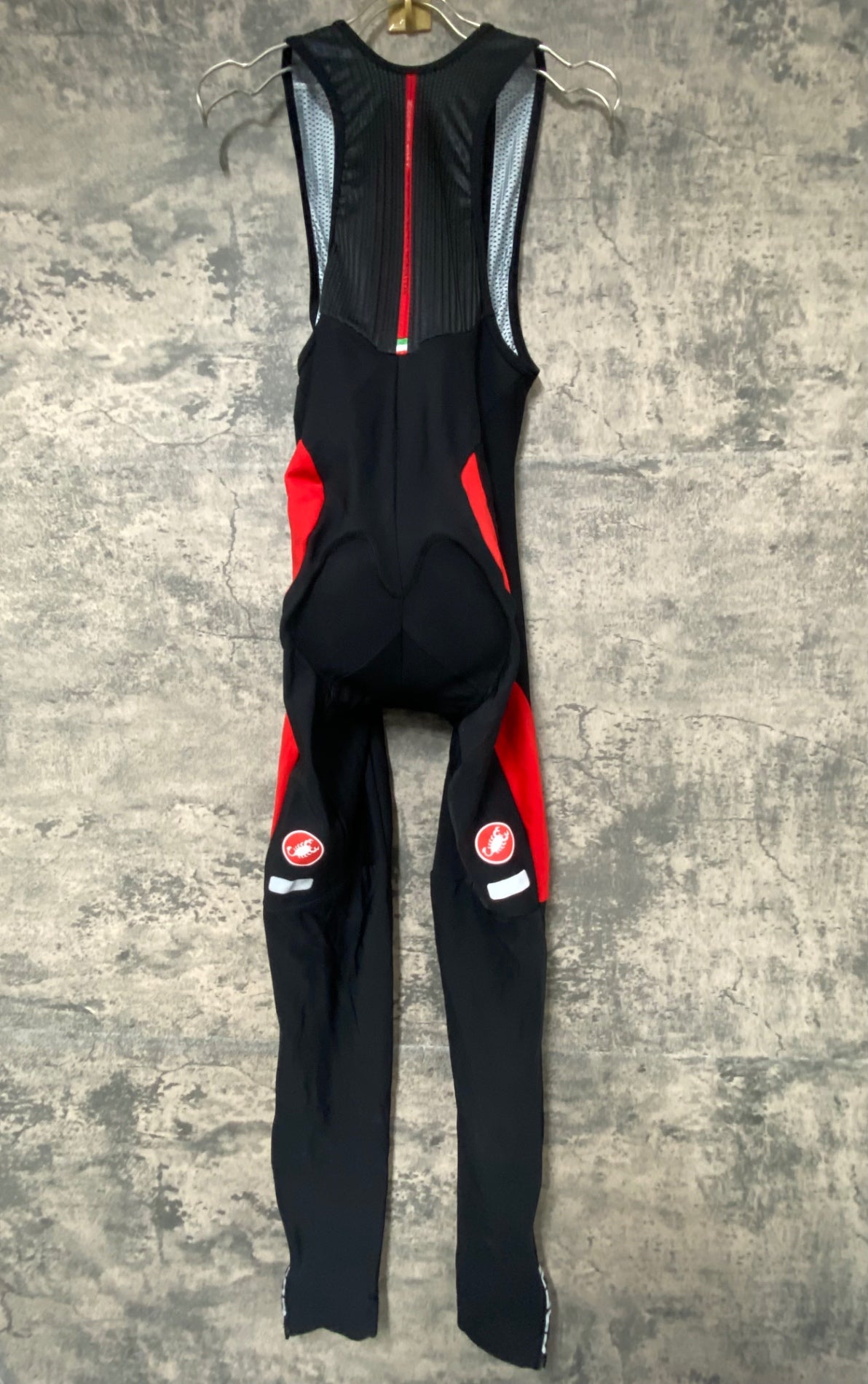 KF200 カステリ CASTELLI ビブタイツ 黒 赤 M 裏起毛 – BICI AMORE