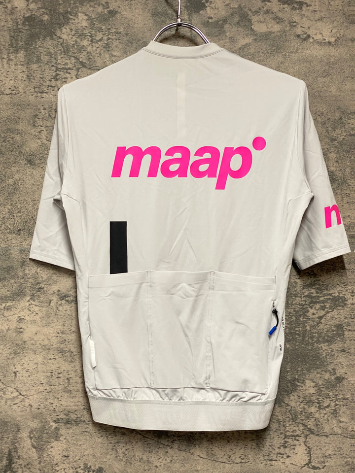 KI311 マープ MAAP TRAINING JERSEY 半袖 サイクルジャージ グレー S