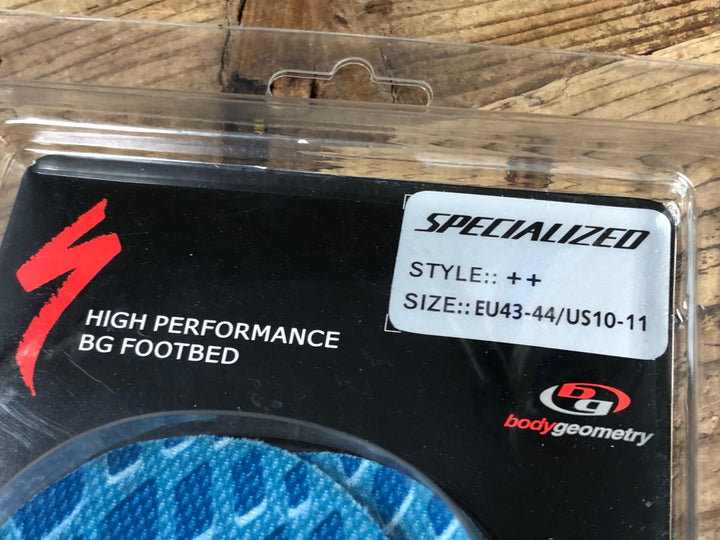 JX534 スペシャライズド SPECIALIZED HIGH PERFORMANCE BG FOOTBED インソール 水色 EU43-44