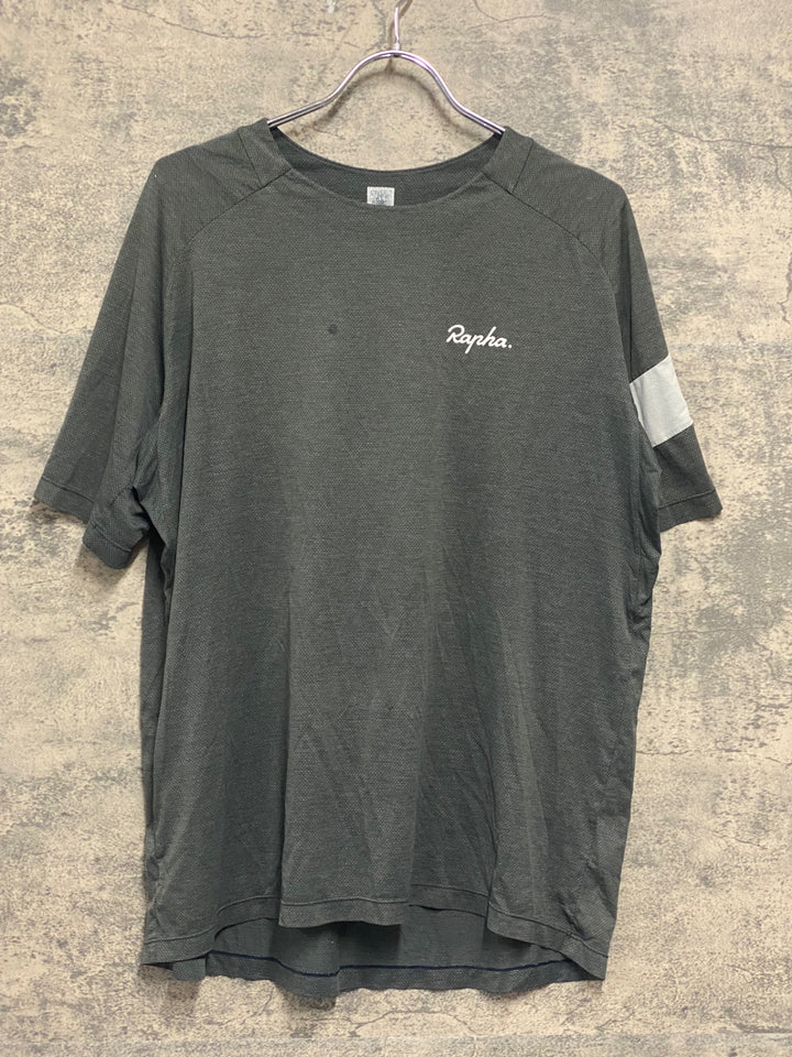 JV275 ラファ Rapha TRAIL TECHNICAL T-SHIRT 半袖 Tシャツ グレー サイズ不明